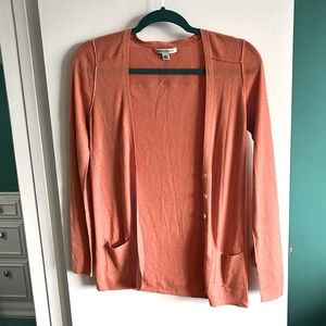 Coral Banana Republic Cardigan